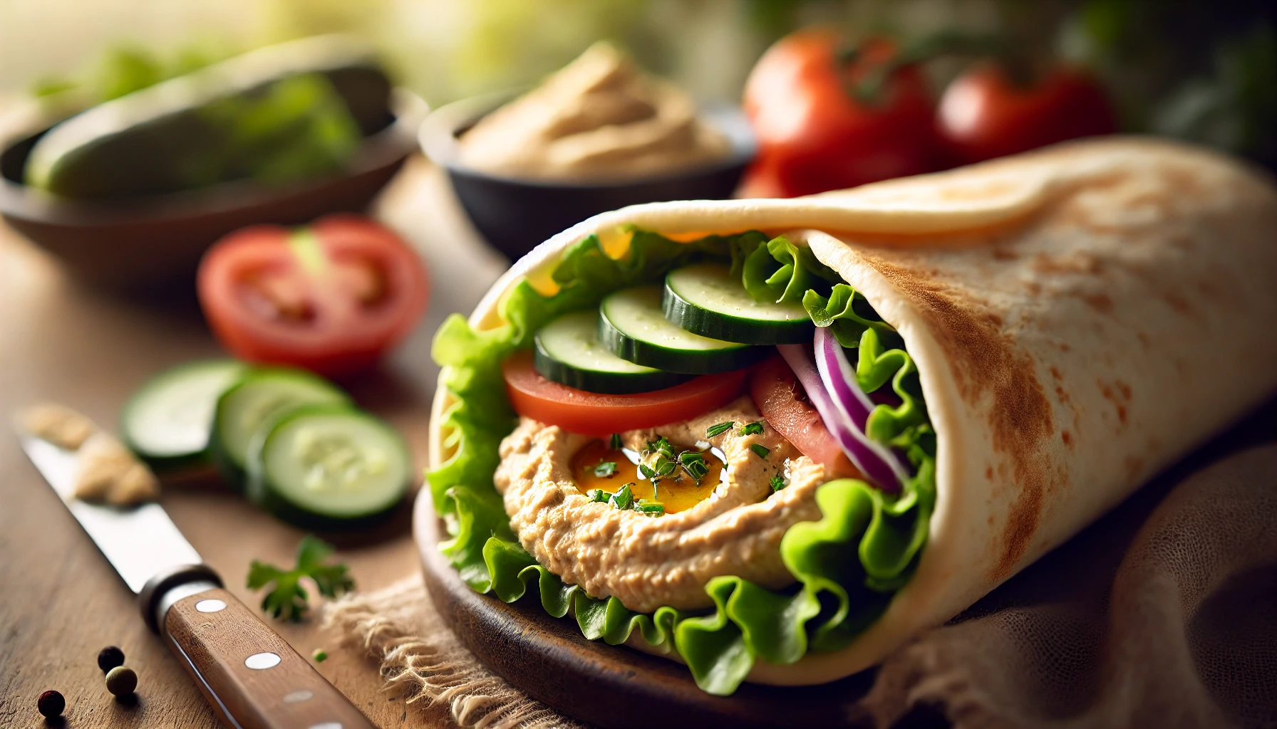 Hummus Wraps